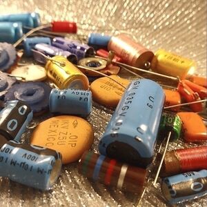 Vintage Computer Motherboard Parts for Crafts/Scrap/Hobbies